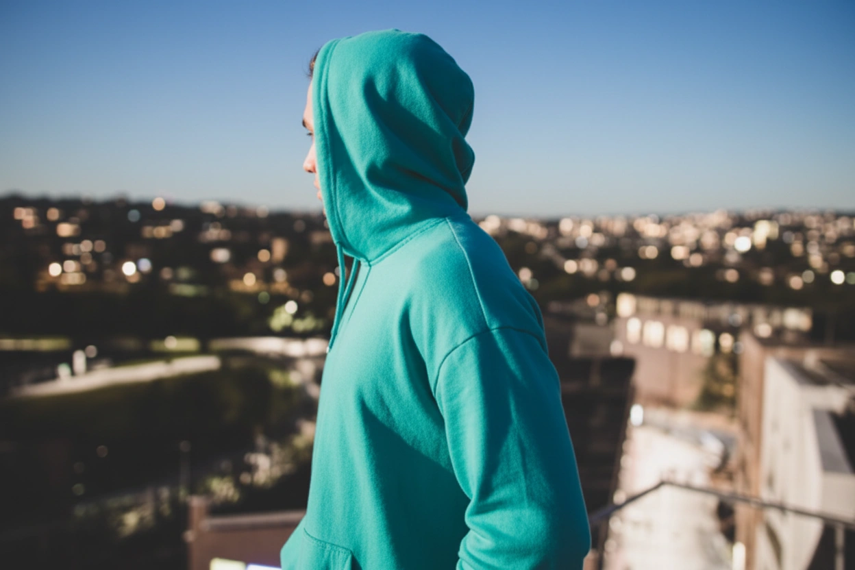 Hoodie teal variant (After)